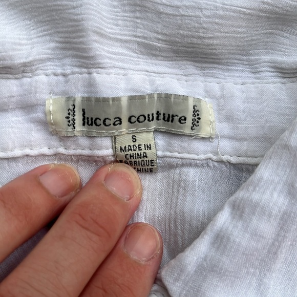 Lucia Couture White Tank Top - Picture 2 of 5